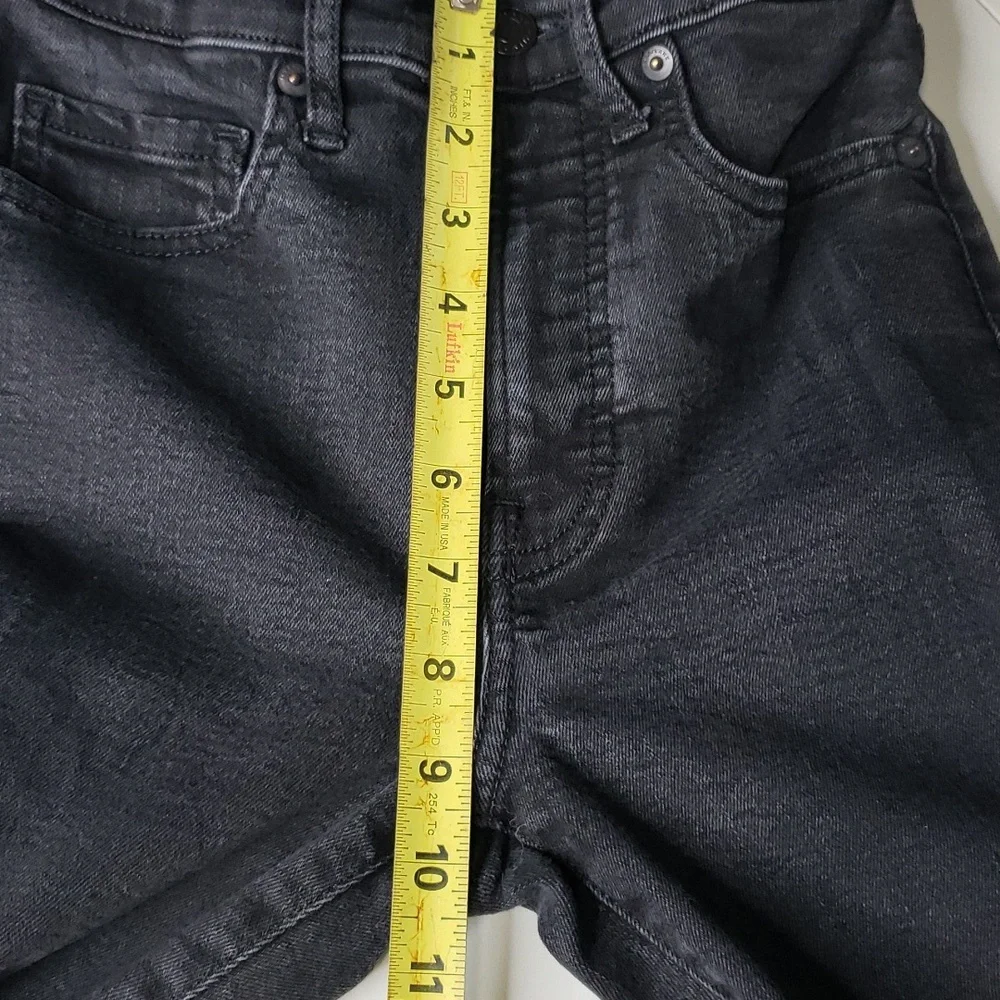 Everlane The Authentic Stretch High Rise Skinny Jeans Size 25 Cotton Modal Black
